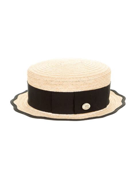 coco chanel boater hat
